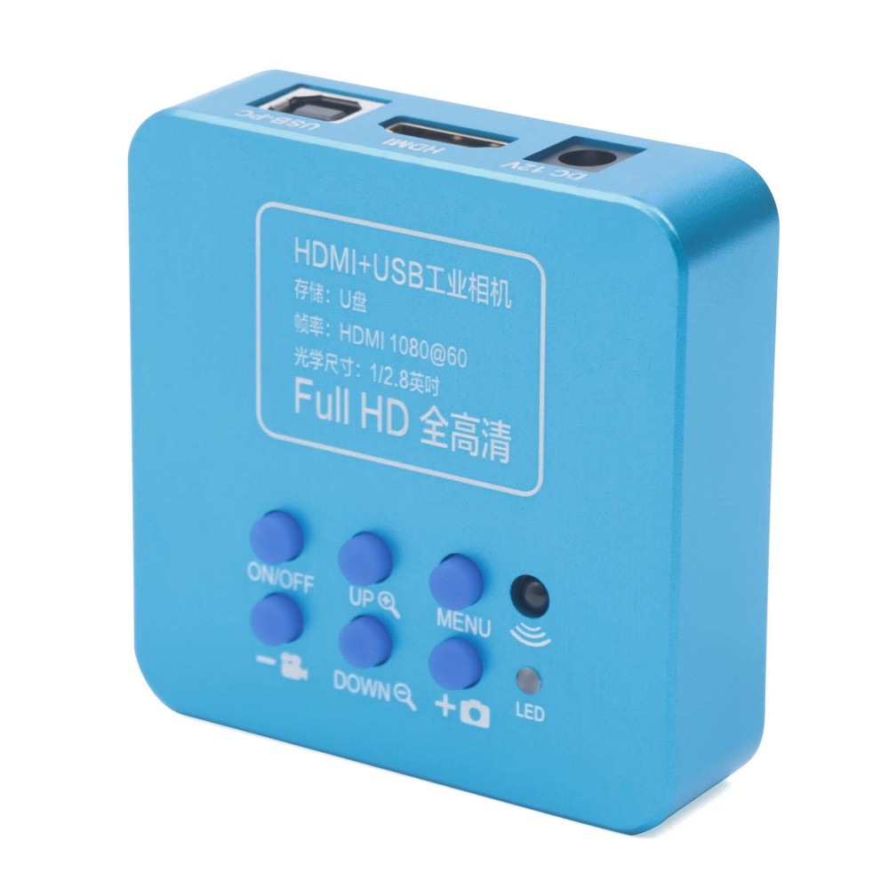 HD 1080p Industrial Digital Video Camera with Remote Control & USB Connectivity