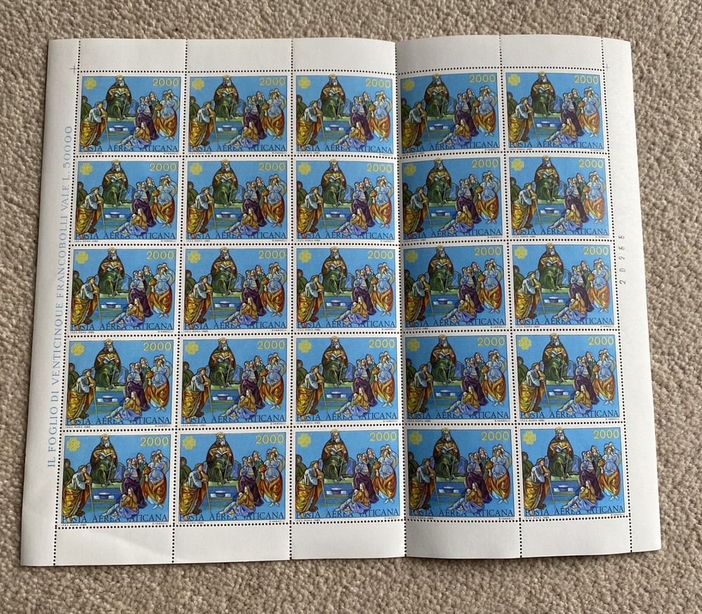 (FS214) Vatican 1983 Airs C73-4 MNH : Full sheets *** FREE POSTAGE ***