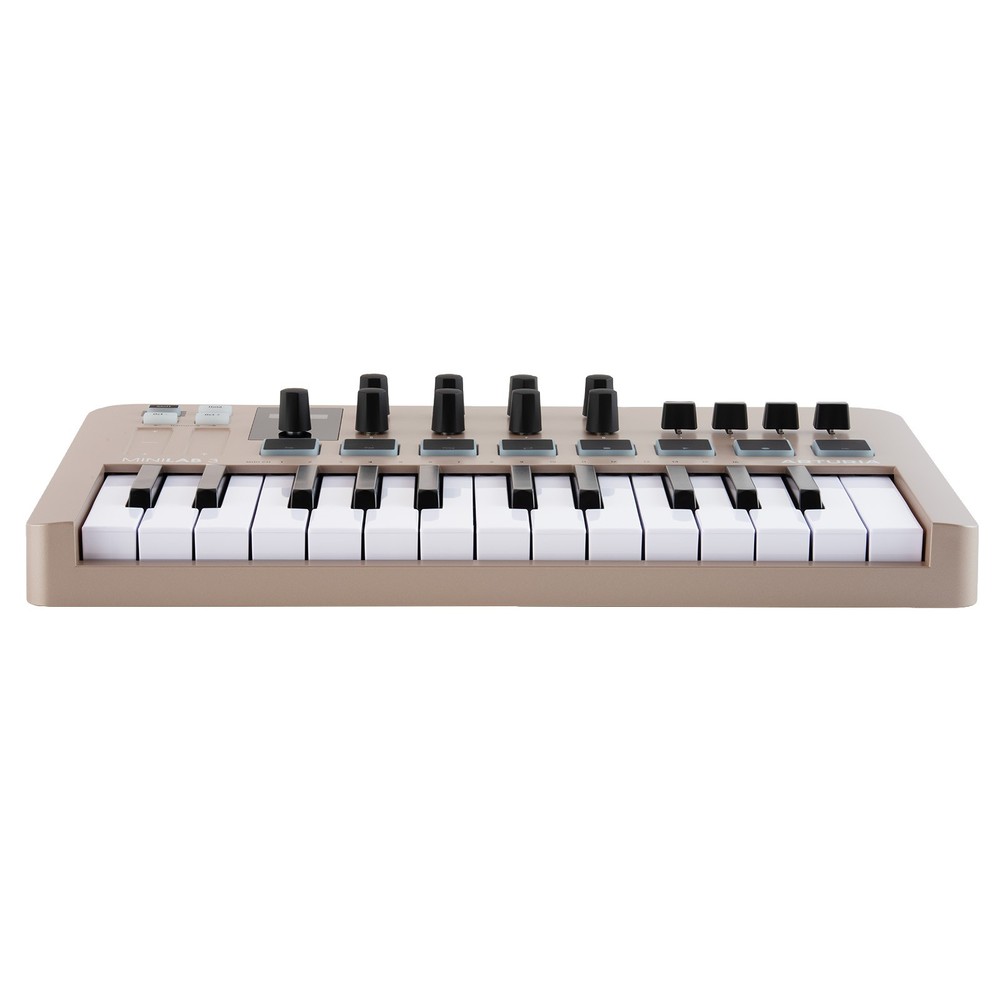 Arturia MiniLab 3 Champagne Universal USB DAW MIDI Keyboard Controller w Case