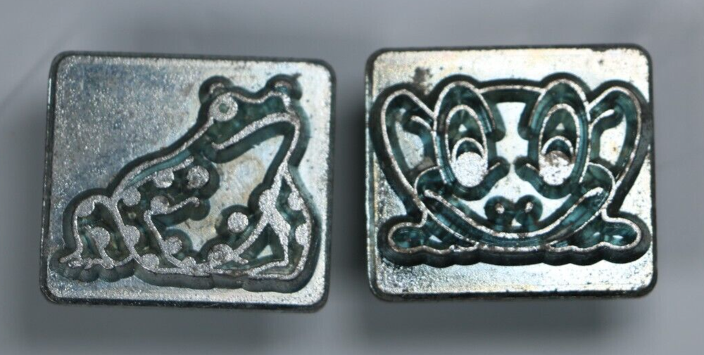 2 Frog or Toad Craftool Leather Stamping Tools 8215, 8223