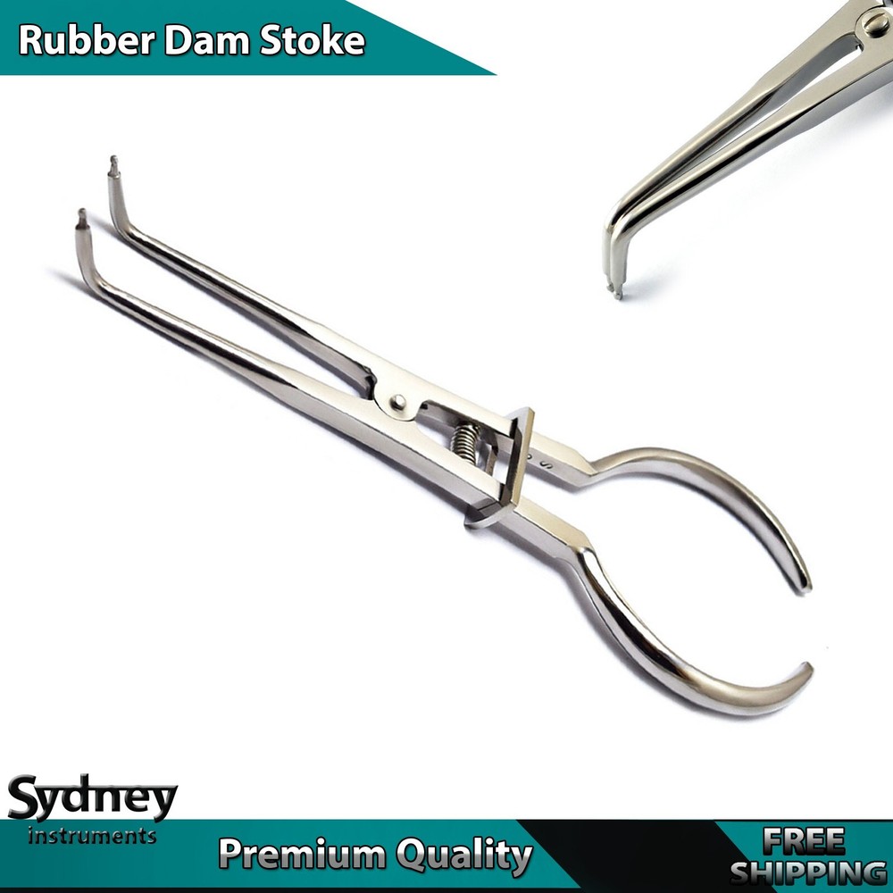 Rubber Dam Clamp Forceps Stoke Restorative Dentistry Instruments