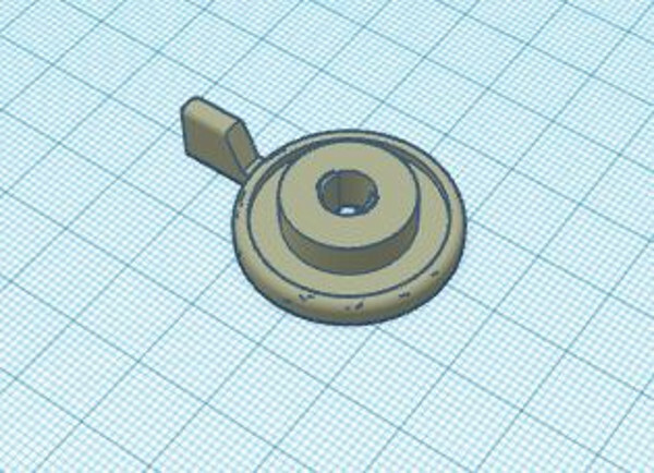 Heathkit Paddle Knob Replica