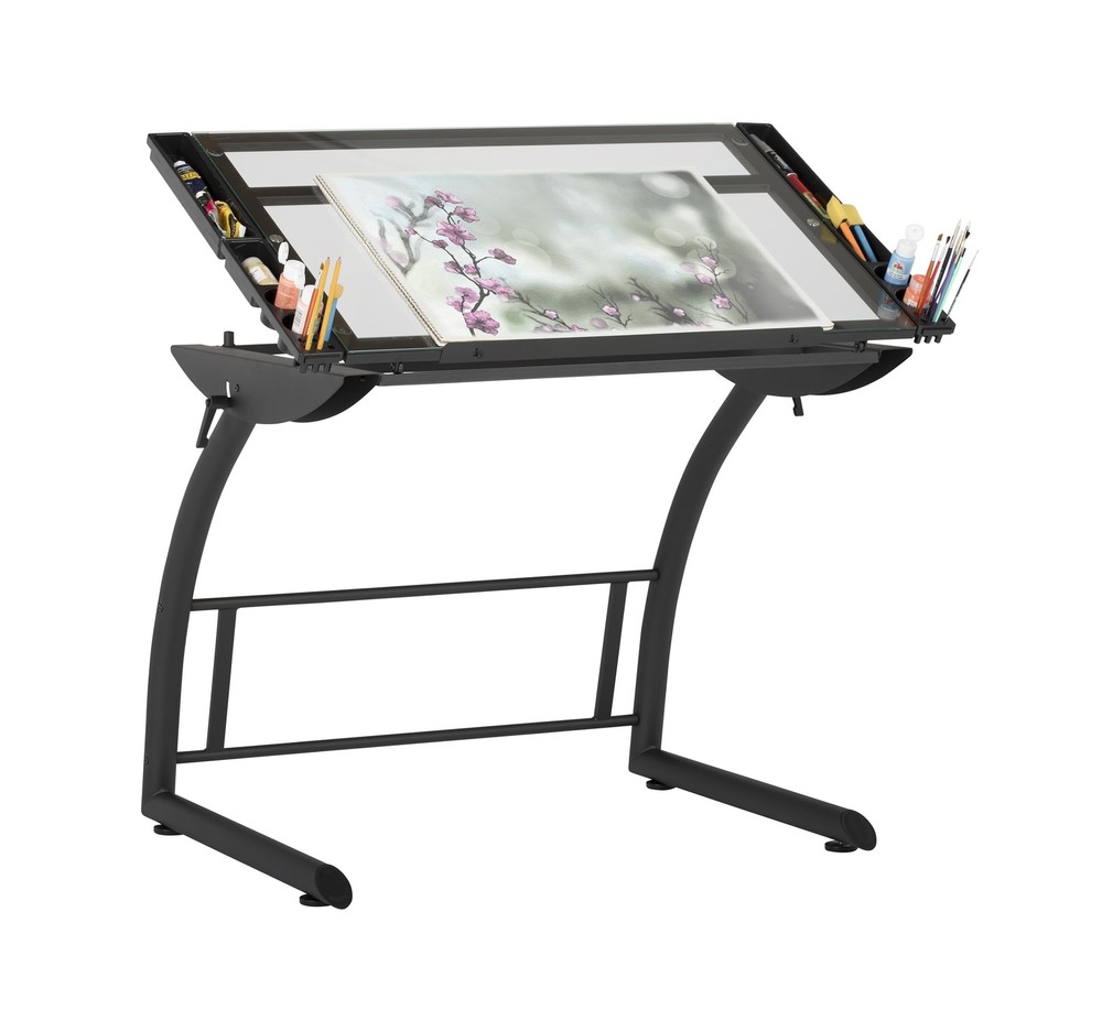 SD Studio Designs Triflex Drawing Table, Sit to Stand Up Adjustable Office Ho...