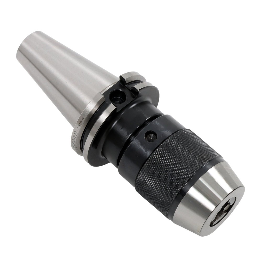 CAT40 Precision Dual Contact Chuck 1/2" Keyless With Solid Shank