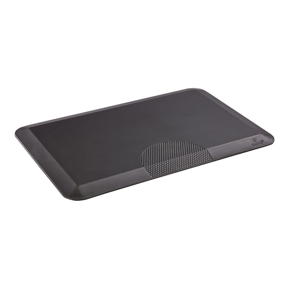 Anti-Fatigue Mat Rectangular Black Textured Surface 20" x 30" 2110BL