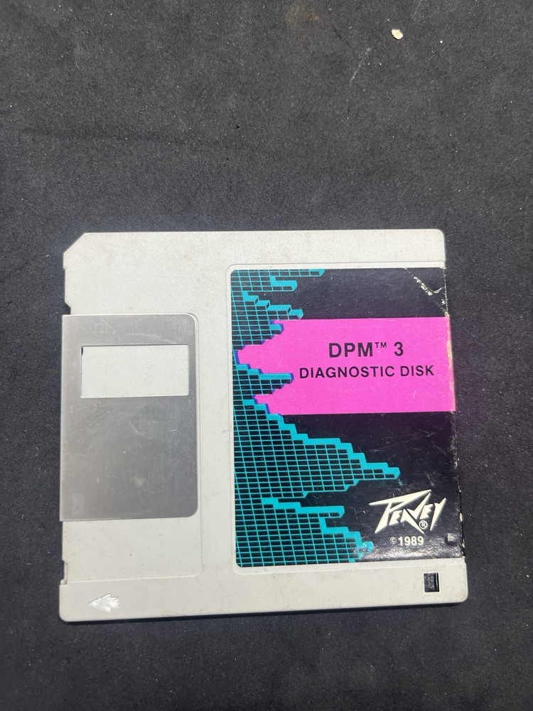 Peavey DPM 3 DIAGNOSTIC DISK 3.5” FLOPPY SOFTWARE DISC