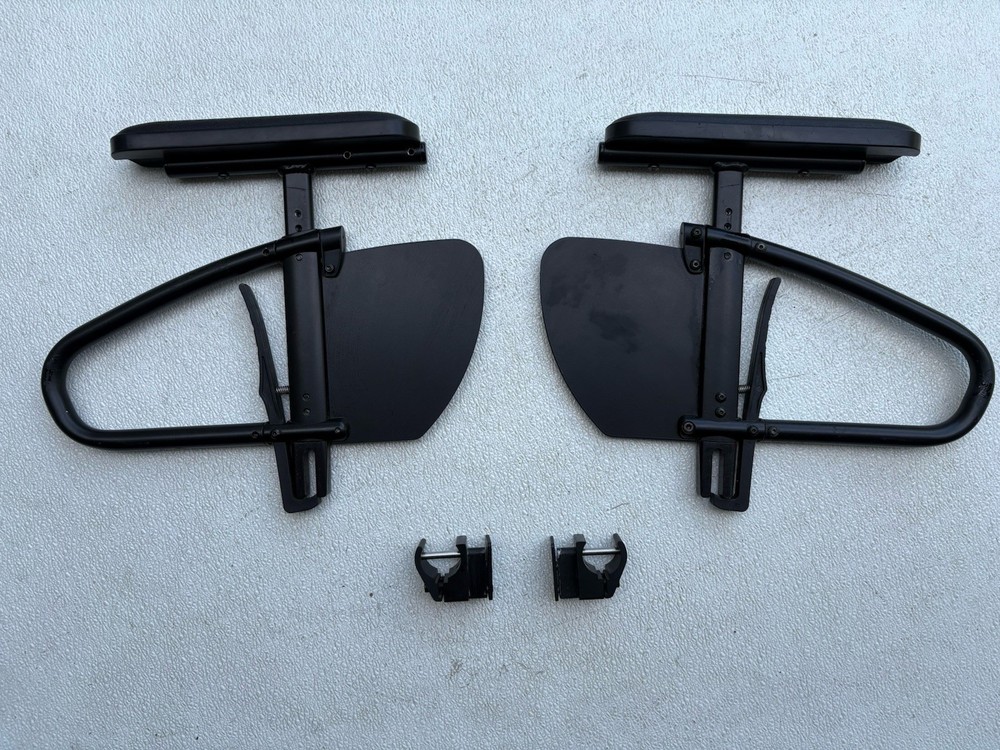 Tilite Wheelchair armrests with mounting brackets.