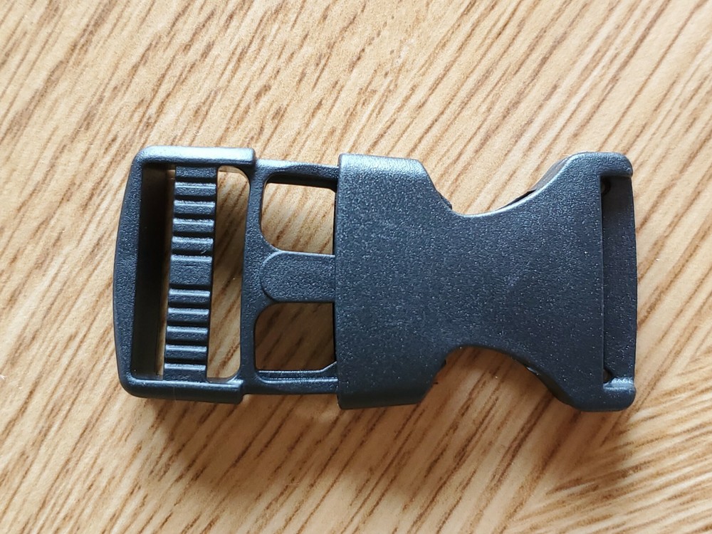 Plastic Strap Side Webbing Release Buckle Clasp 1'' Molle Bacpack Heavy Duty