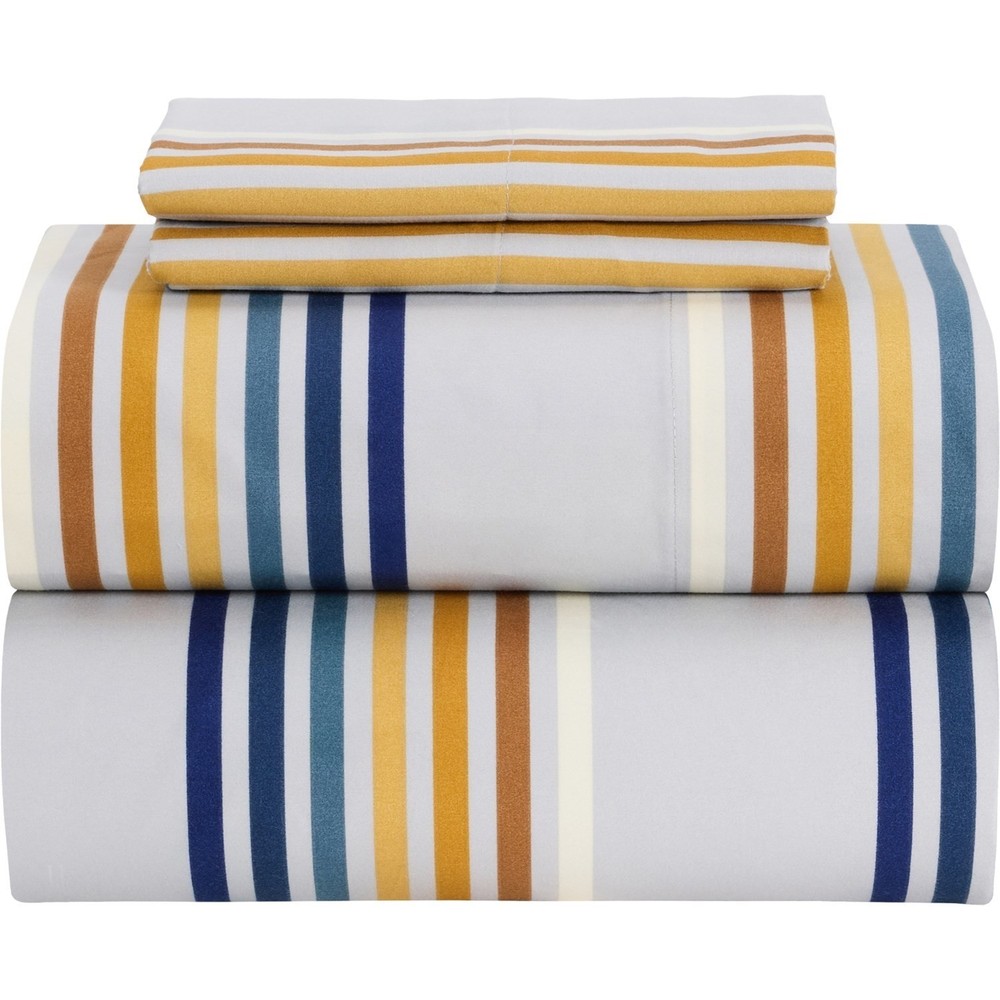 Pendleton Westland Stripe Cooling Technology 4-Pc Sheet Set QUEEN 2 Pillowcases