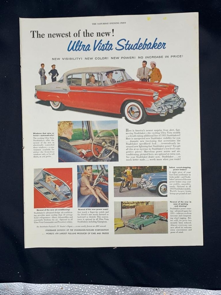 Magazine Ad* - 1955 - Studebaker President