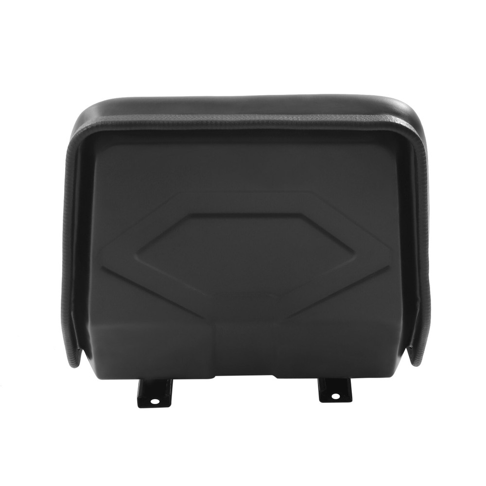 Universal Compact High Back Mower Seat Black Seat with Mounting Bolt Patterns