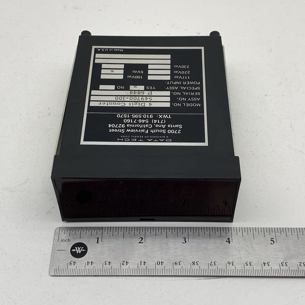 DataTech 549700-100 4-Digit Display Counter Module