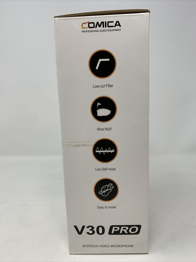 Comica PRO Cardioid Directional Camera Microphone RED