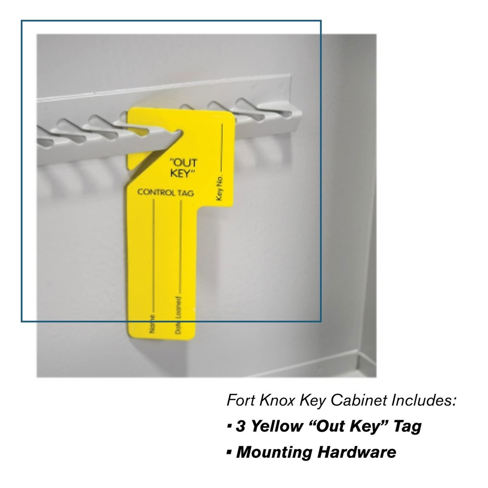 STEELMASTER 30 Key Cabinet | Single 30 - Lock, Grey