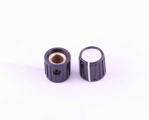 PKG50B 1/4' ALCO knob plastic Knurled