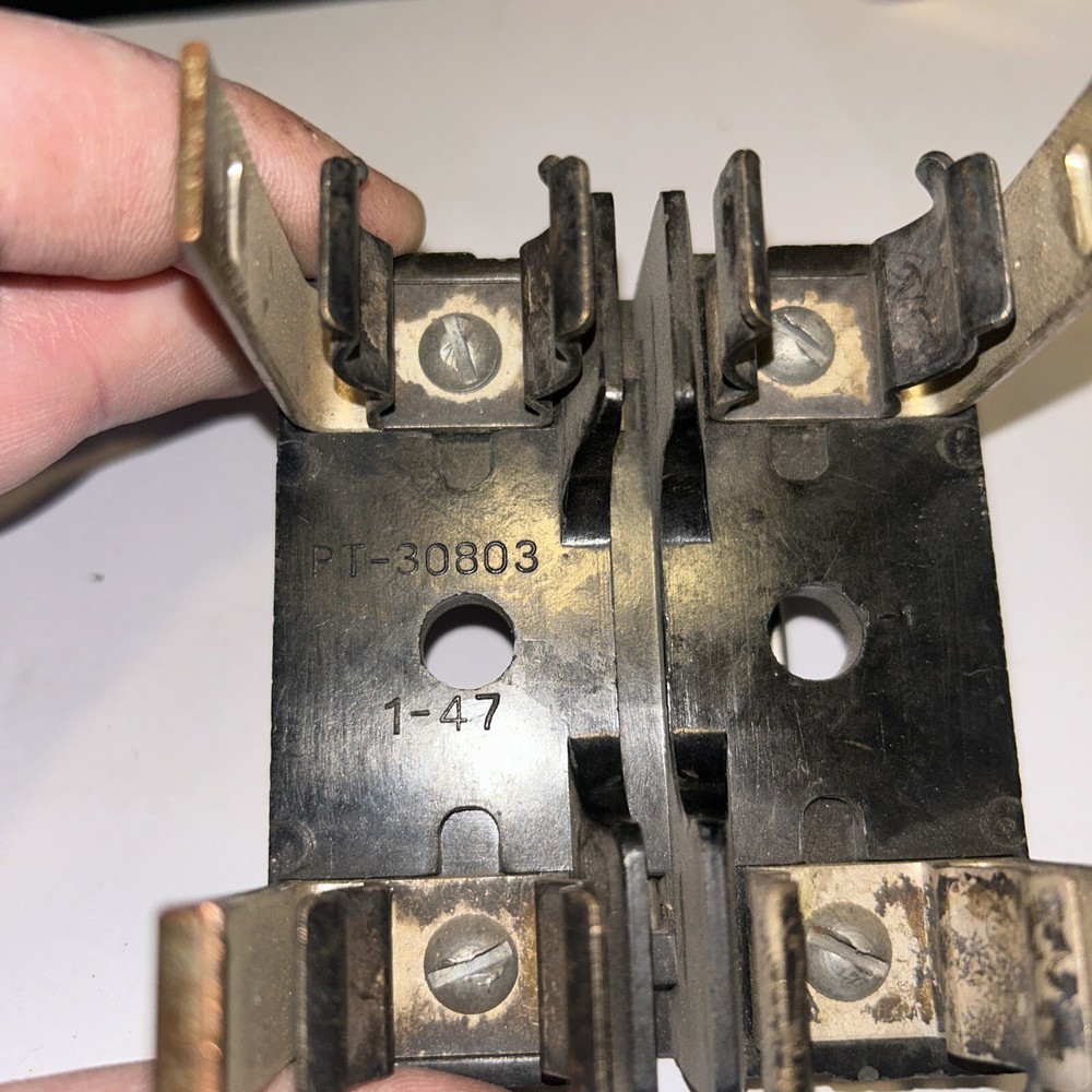Trumbull 60 amp 240 Volt Fuse Pull Out Holder RANGE PT-30803 Pullout