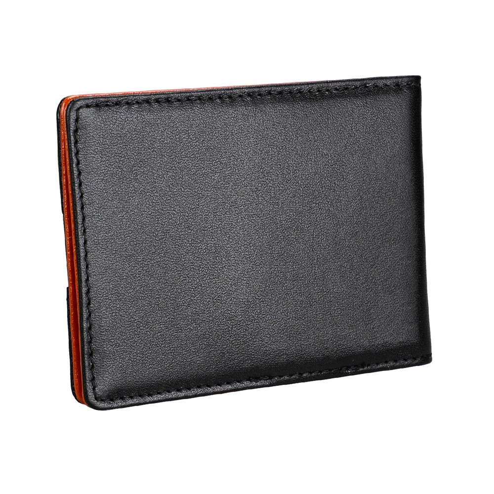 Leather Minimalist Bifold Wallets For Men RFID Blocking Slim Front Pocket Purse