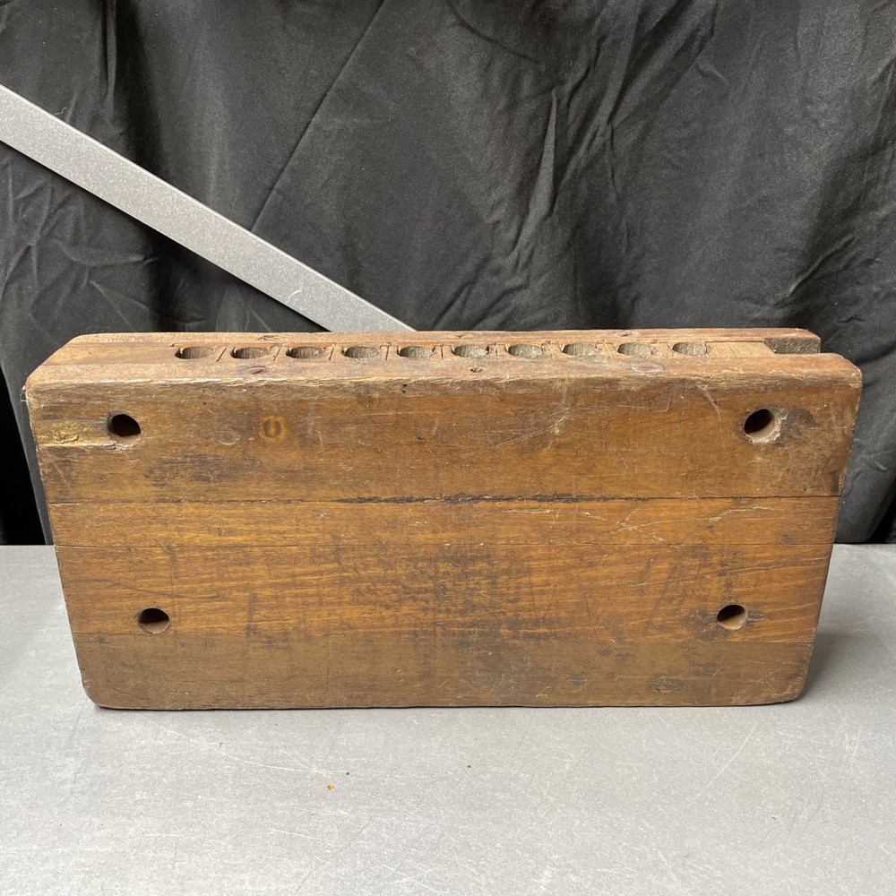 Antique ~ Durex Wooden Cigar Making Mold Press Tool