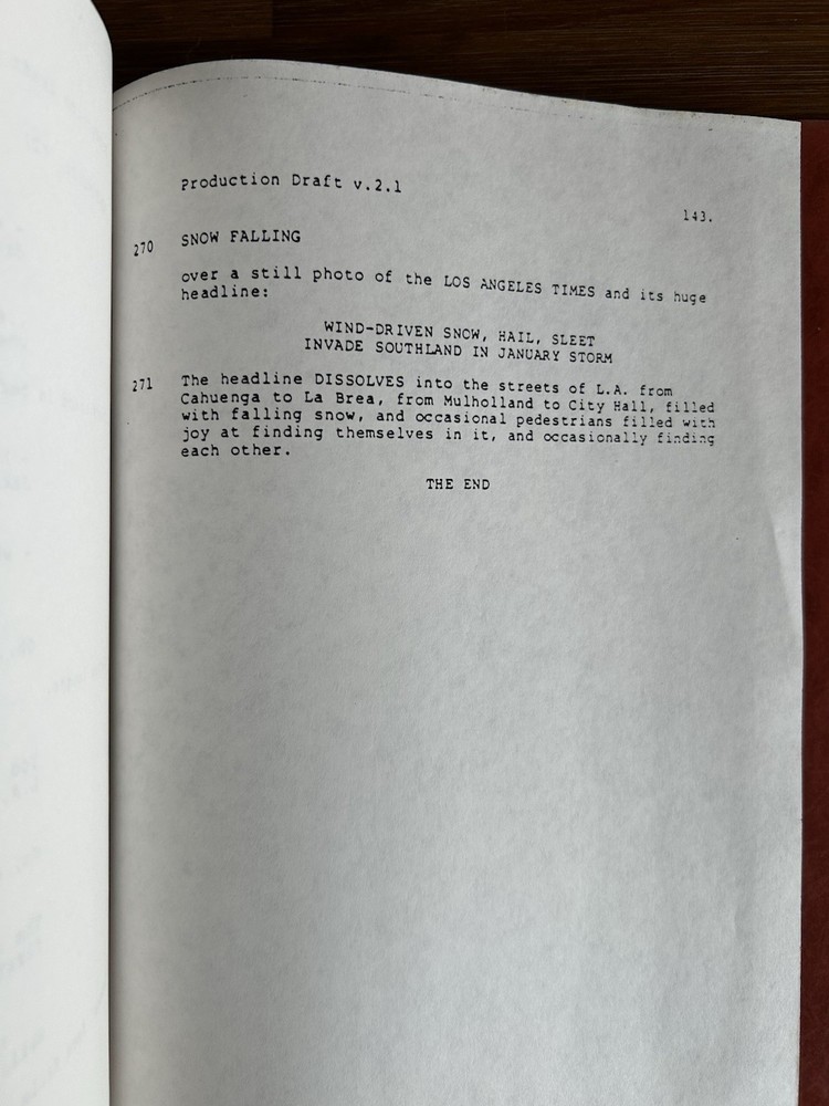 Jack Nicholson THE TWO JAKES Robert Towne Second Draft 1985 Revised Film Script