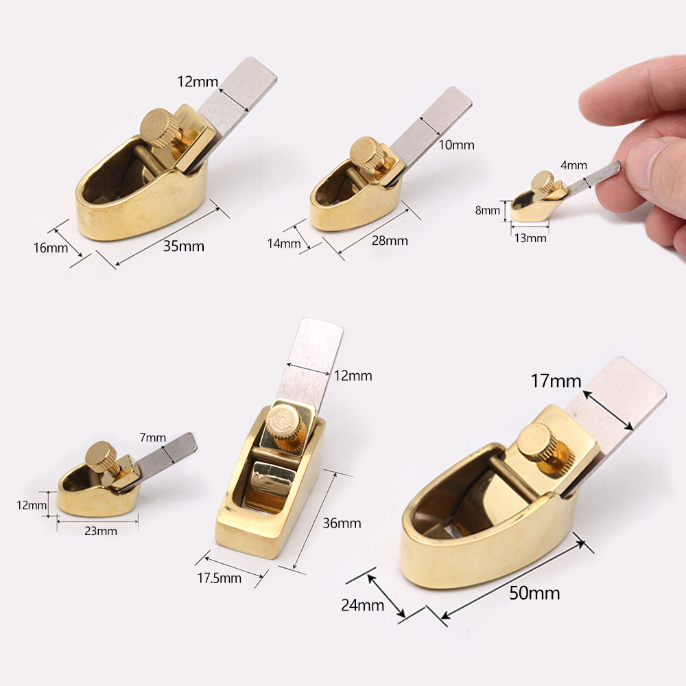6pcs Brass Plane tool luthier tools violin Viola Cello Special tools Convex bott