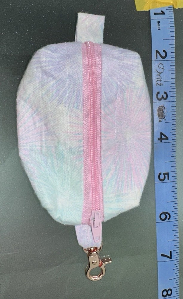 Handmade Pet Bag Holder - tie-dye pattern