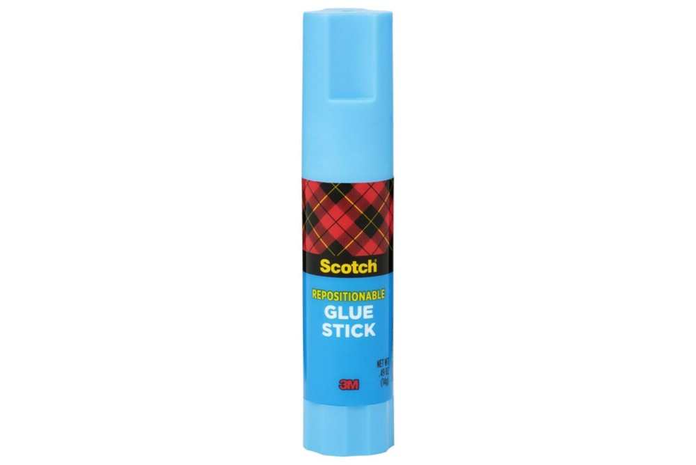 Removable Restickable Glue Stick, .49oz, Repositionable Stick 3-Pack