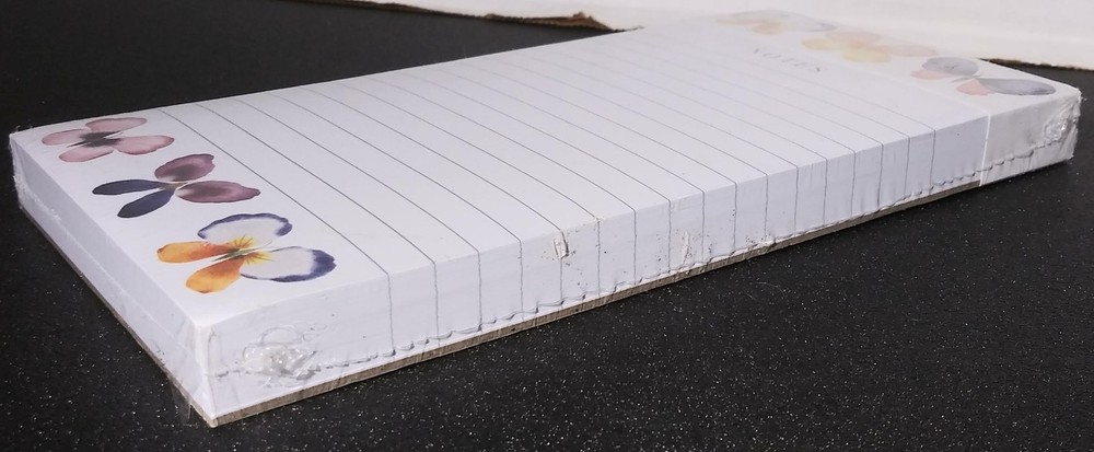 Punch Studio Butterfly Magnetic Note Pad "Notes" 125 sheets