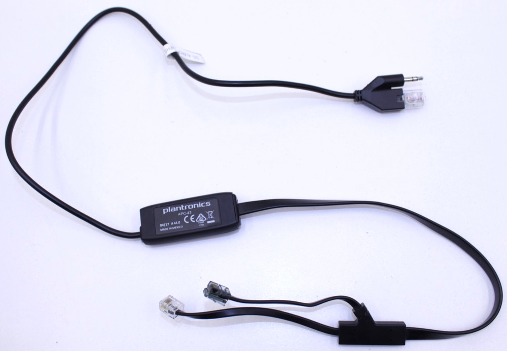 Lot of 10 Plantronics APC-43 Hook Switch Cable