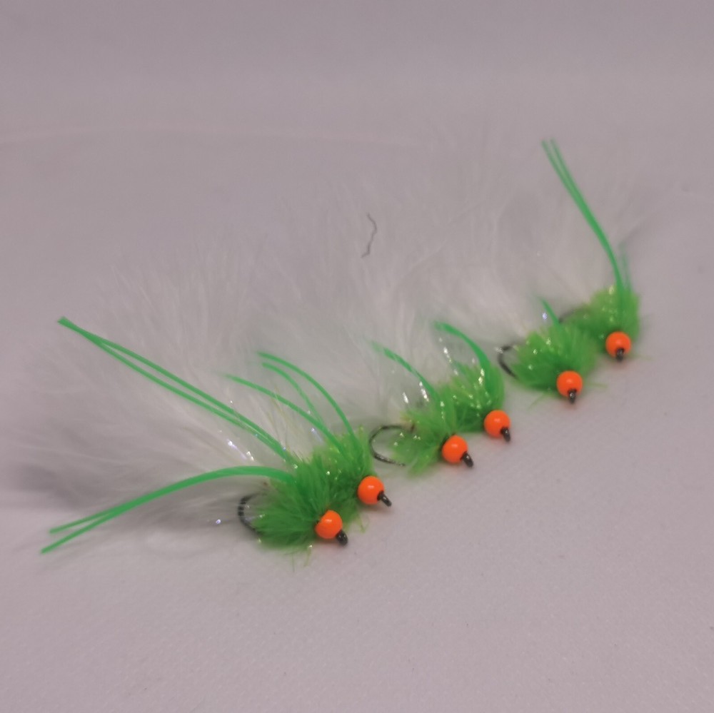Cats Whisker Tadpole Lure Size 10 Barbless Hook Hot Head