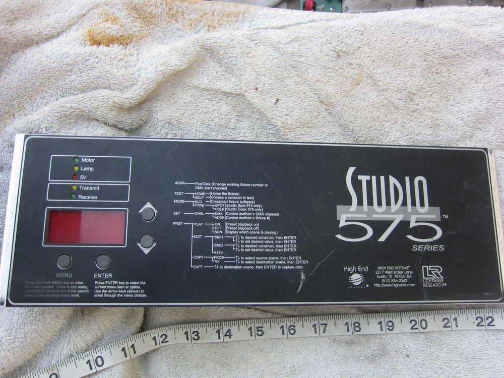 Studio Spot 575 80010114 Circuit Board, Used