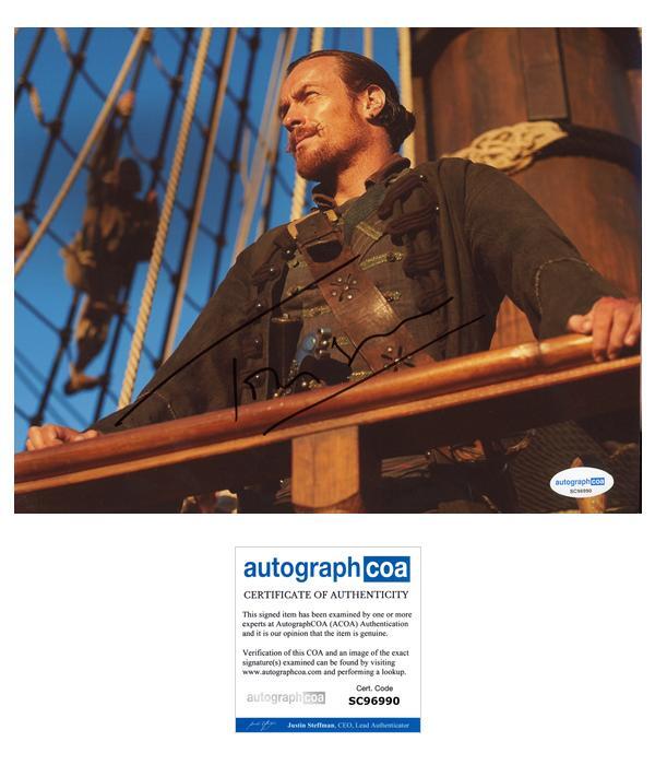 Toby Stephens "Black Sails" AUTOGRAPH Signed 'Captain Flint' 8x10 Photo E ACOA