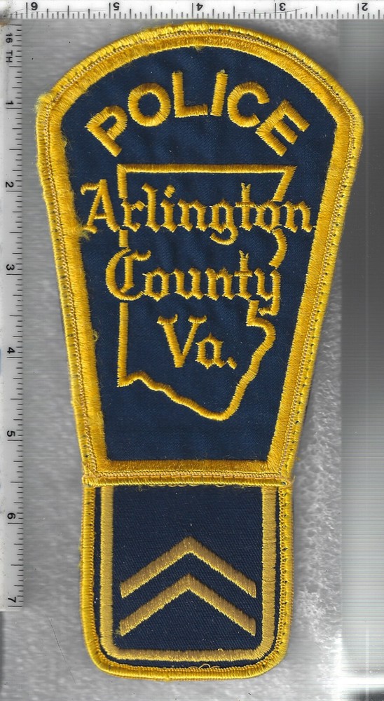 Arlington County Police Corporal (Virginia) Uniform Take-Off Shoulder Patch