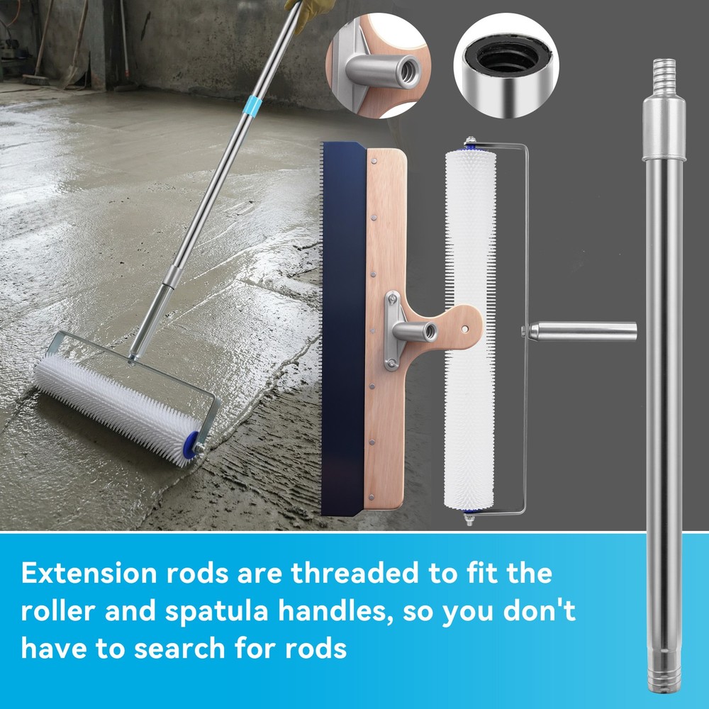 Self-Leveling Cement Tool Kit Epoxy Floor Spiked Roller Paint Shoes Spikes Tools