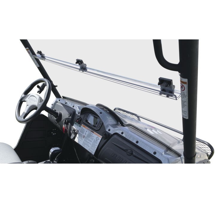 QB Windbreak Half Folding Windshield for Can Am Commander 1000 4x4 11-20