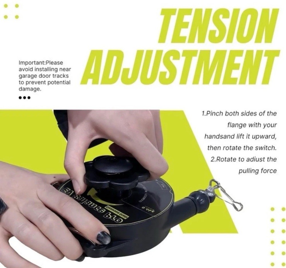 EV Overhead Retractable Organizer Management System for Tesla Adjustable Tension