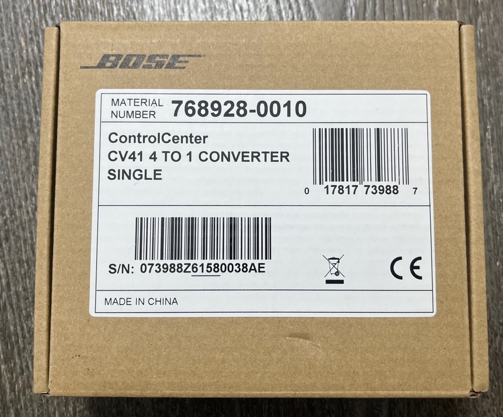 Bose CV41 ControlCenter 4-to-1 converter for use with multiple CC controllers