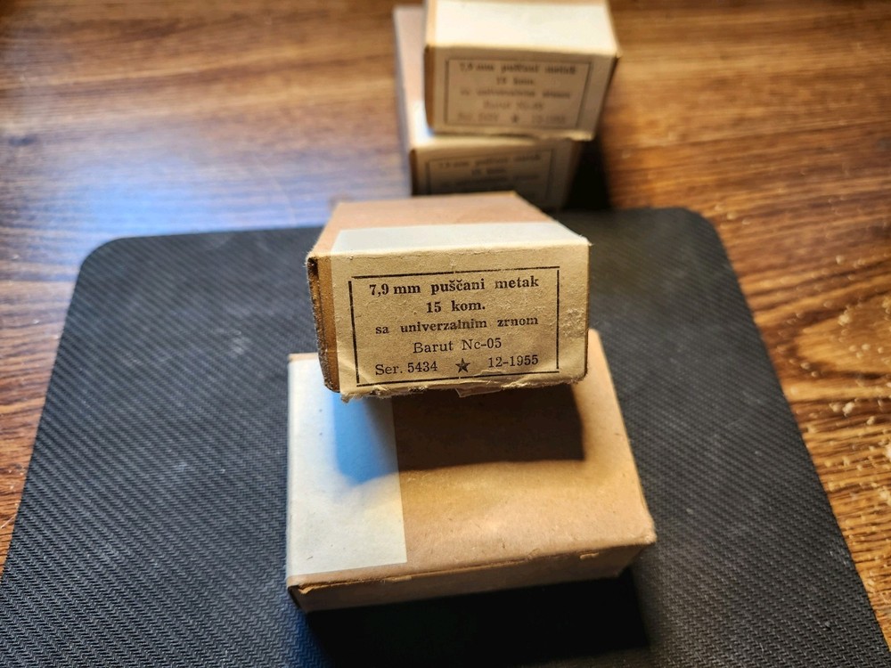 Yugo 8x57 Mauser EMPTY Boxes For Display