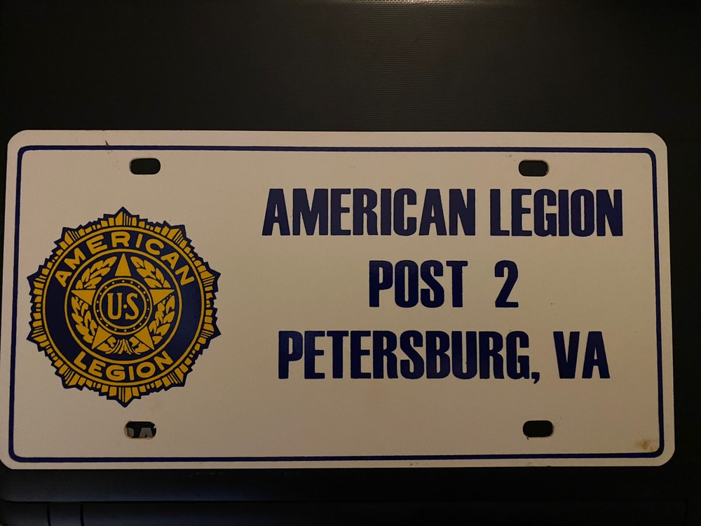 american legion license plate