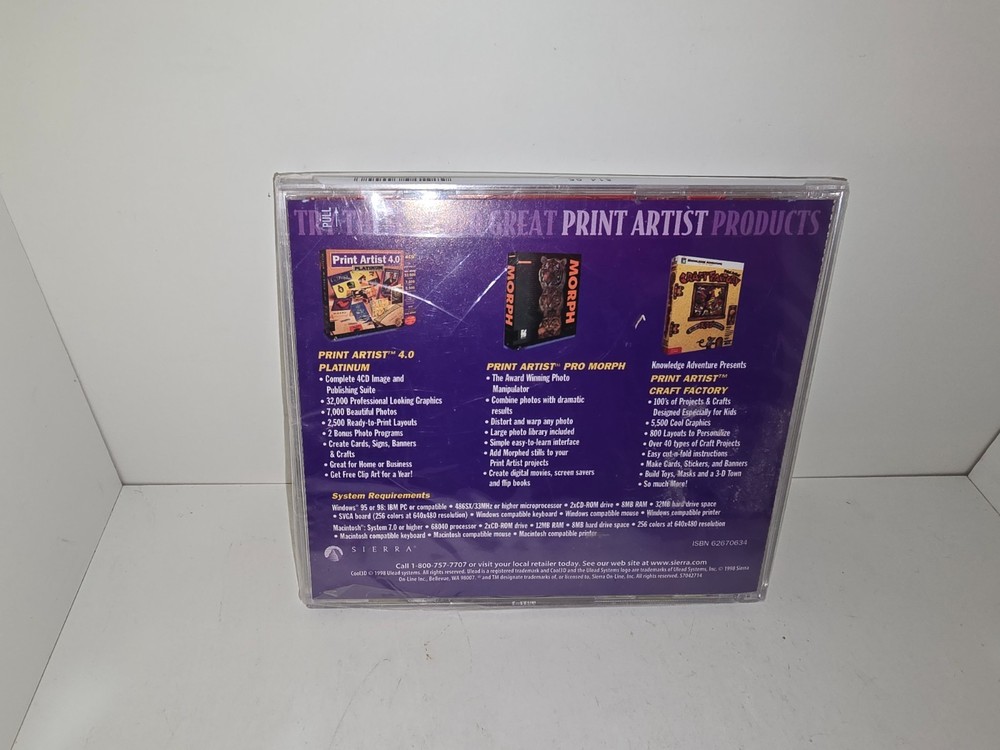 Print Artist Gold software - NEW