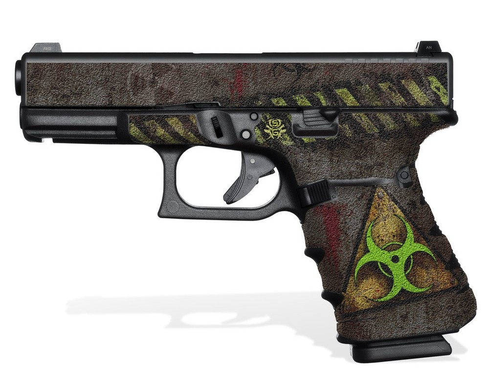 Glock 17 Gen 4 Decal Grip - Biohazard