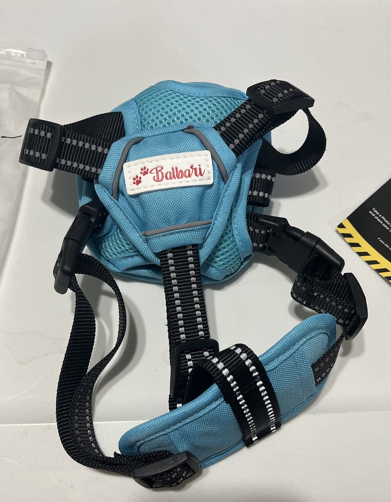 Balbari Dog Backpack Harness No Pull Harness Small Sky Blue