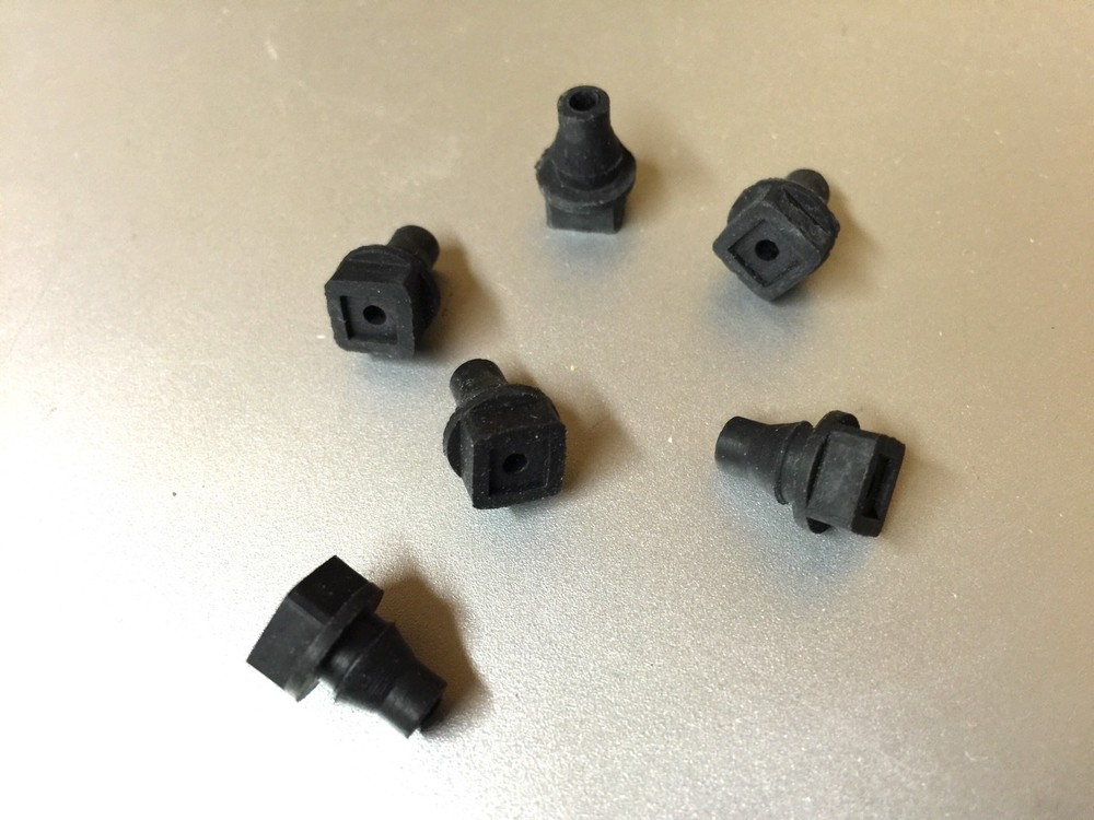 1 Spinet Piano Square Rubber Lifter Wire Grommet