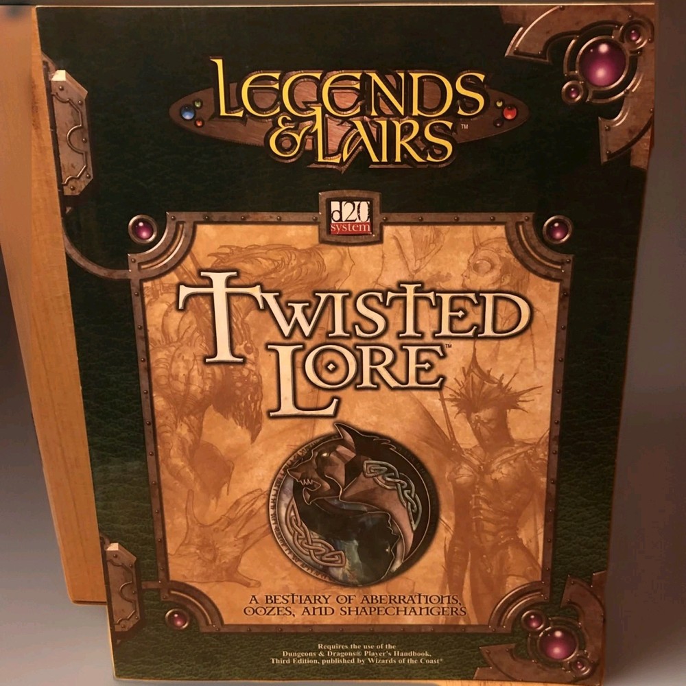 Twisted Lore Legends & Lairs d20 RPG Fantasy Flight Games
