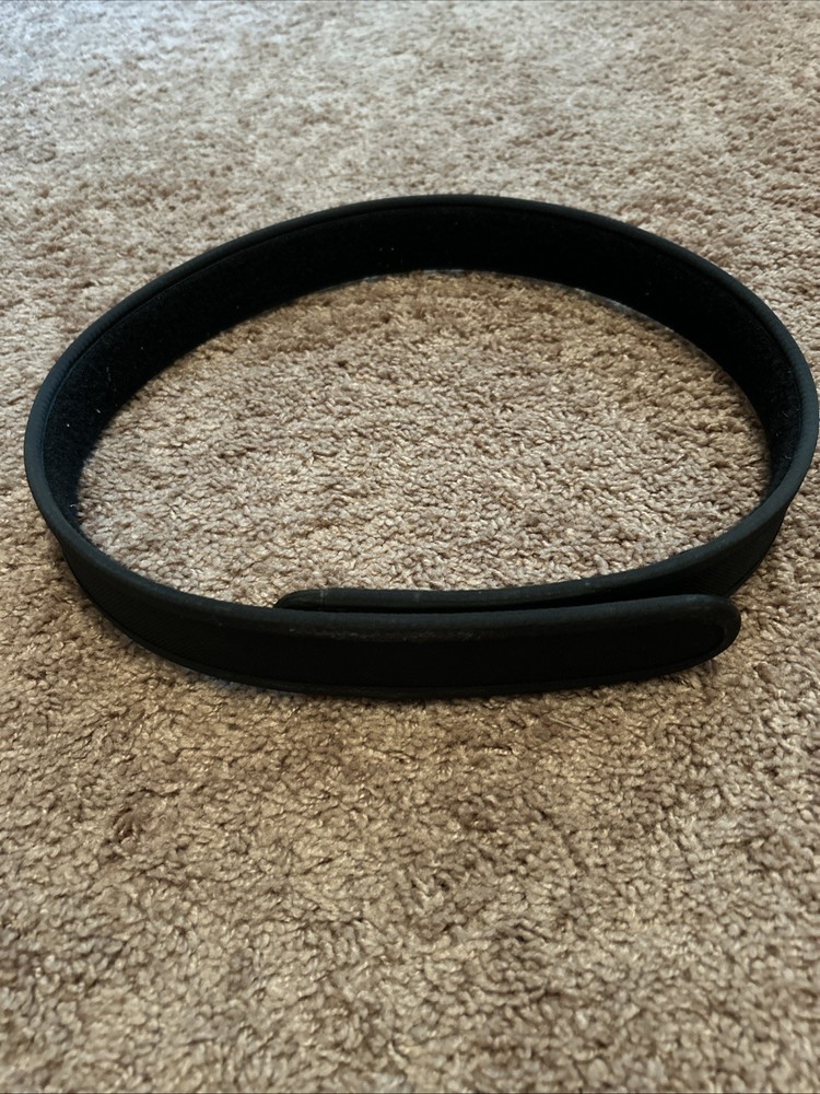 Bianchi Nylon Gun Belt Black Size Medium With Hook And Loop Closure