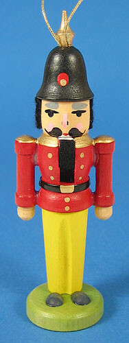 Nutcracker German Ornament Red Coat