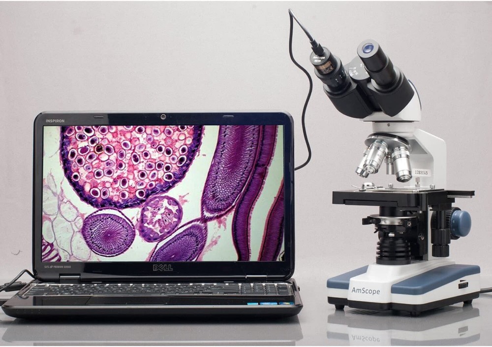 USB Color CMOS Eyepiece Microscope Camera for Still + Video w/ Software