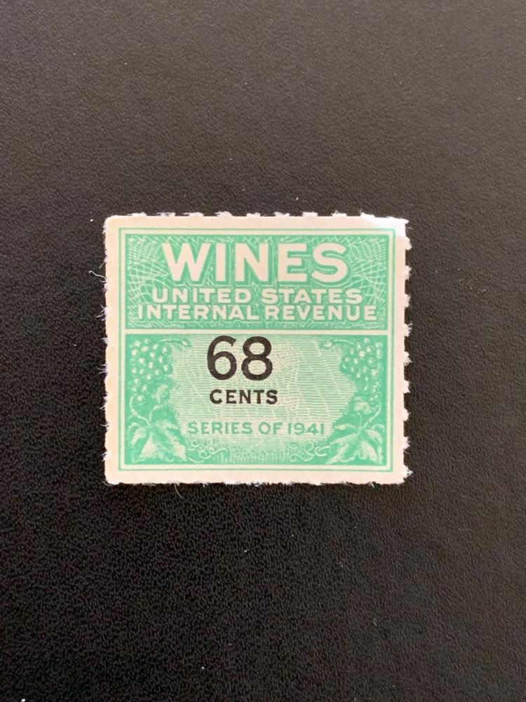 Scott # RE193 - Wines - Revenue - MNH