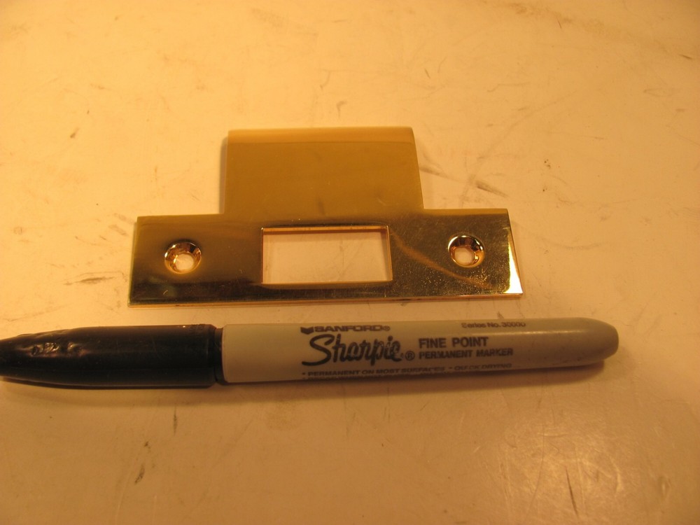 ws SCHWEPPER POLISHED GOLD STRIKER PLATE