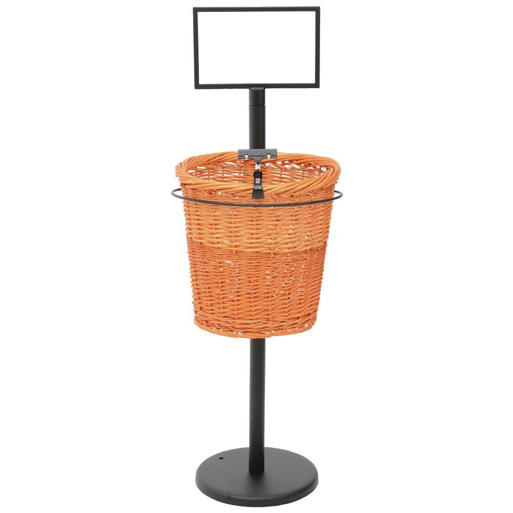 Mobile Merchandisers Single Basket Stand