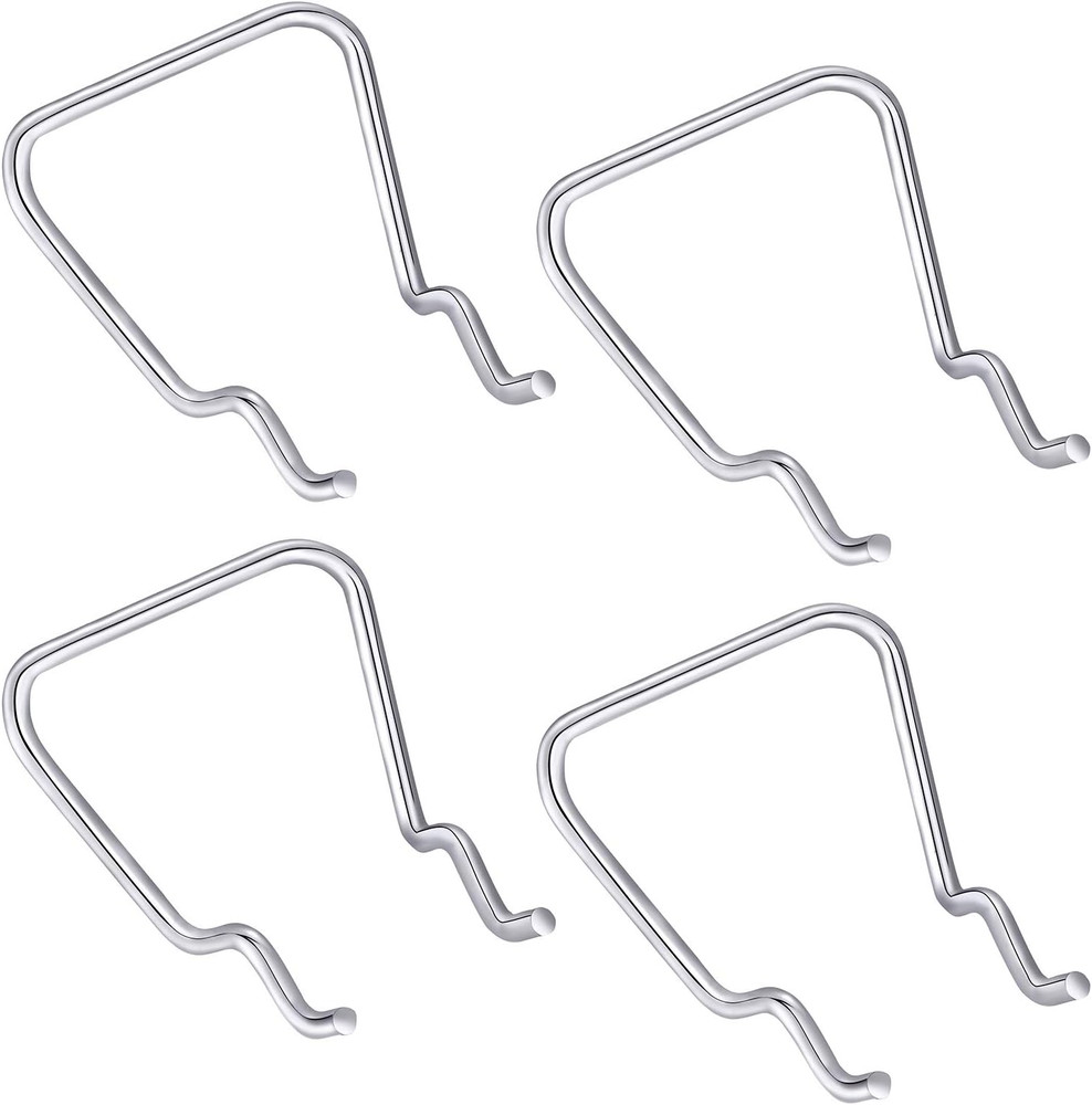 16 Pieces Pegboard Plier Holders, Stainless Steel Double Loop Pegboard Hooks Acc